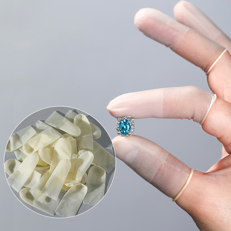 ปลอกนิ้วลาเท็กซ์แบบใช้แล้วทิ้ง - Latex Disposable Glove บทวิจารณ์และราคา