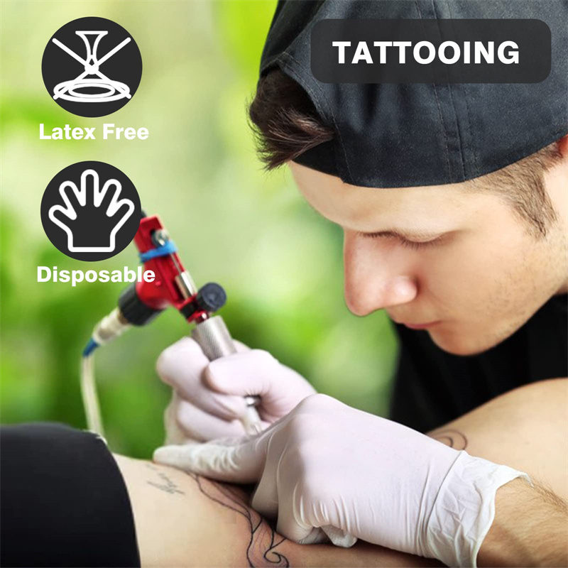 ถุงมือไนไตรล์สีขาวแบบใช้แล้วทิ - Exam Glove Nitrile บทวิจารณ์และราคา
