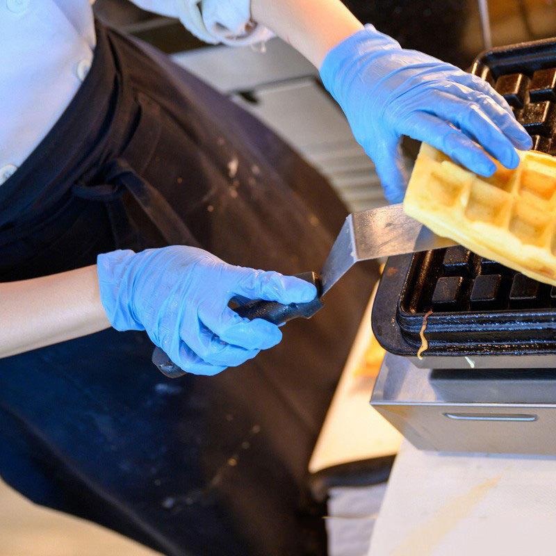 ถุงมือไนไตรล์บริสุทธิ์ 20/50/1 - Nitrile Mechanic Glove บทวิจารณ์และราคา